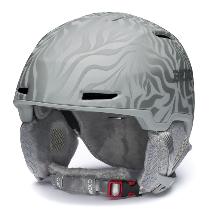Woman Iron Gray Ski Helmet for All-Mountain Use 1