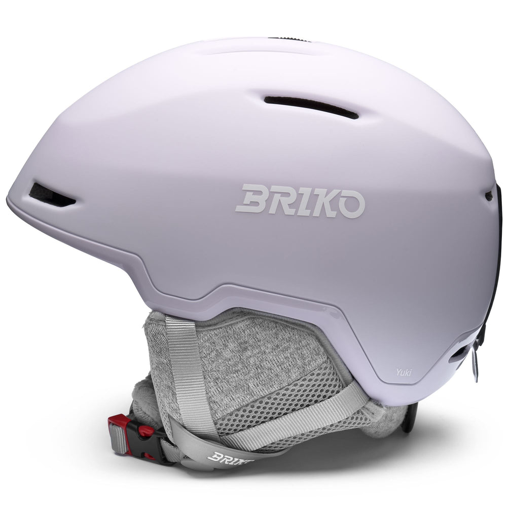 Woman Violet and Pink Ski Helmet with Adjustable Ventilation 02