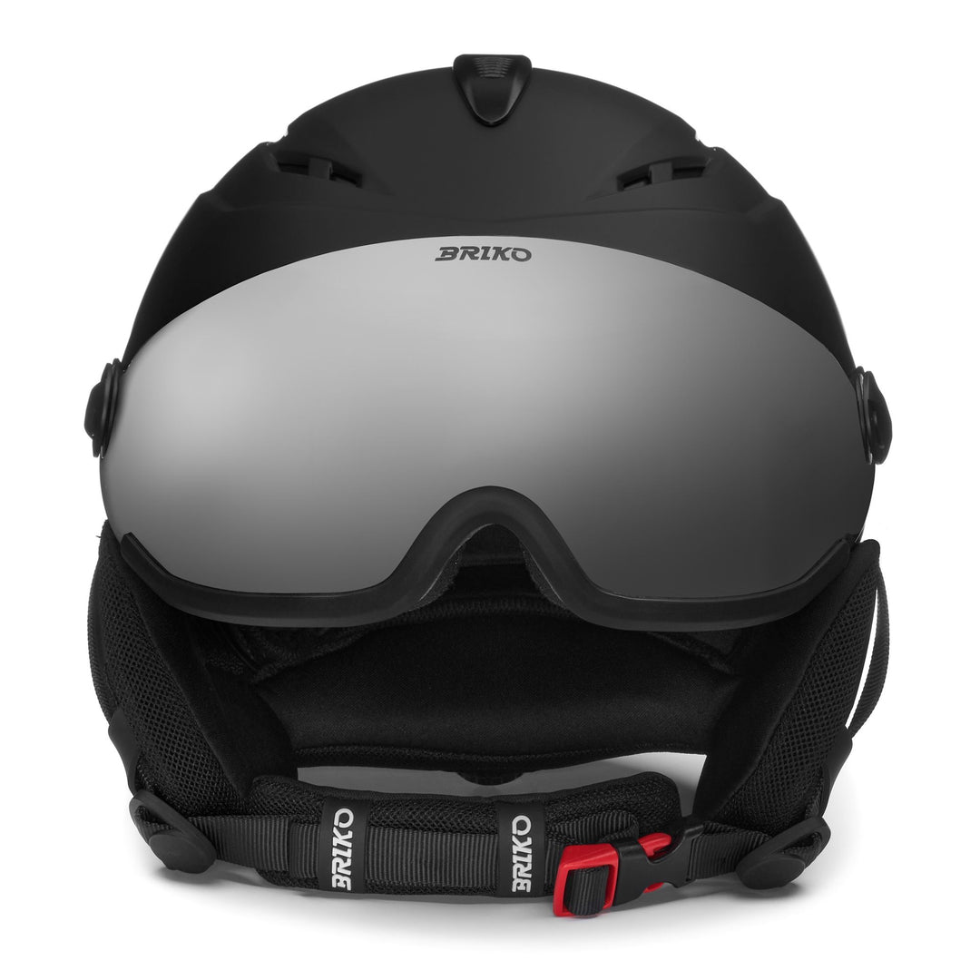 Unisex Black Ski Helmet with Ventilation and Antibacterial Treatment main