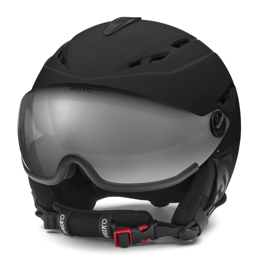 Unisex Black Ski Helmet with Ventilation and Antibacterial Treatment 01