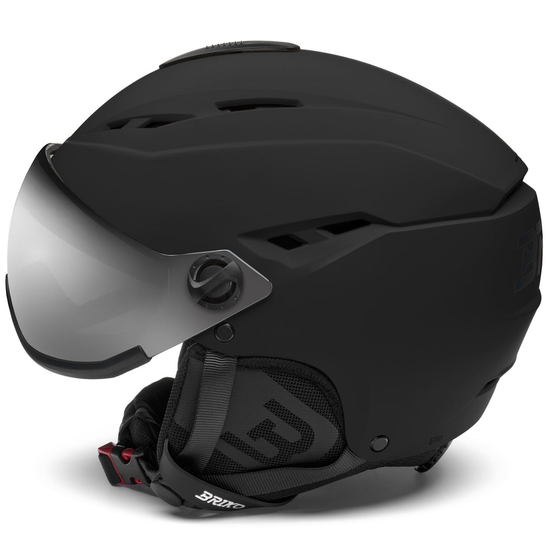 bike ski helmet combo Unisex Black Ski Helmet with Ventilation and Antibacterial Treatment