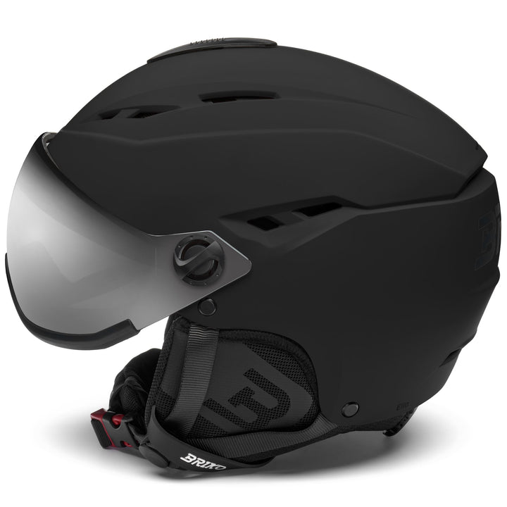 Unisex Black Ski Helmet with Ventilation and Antibacterial Treatment 2