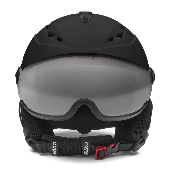 Casco da sci unisex nero con ventilazione e trattamento antibatterico 3