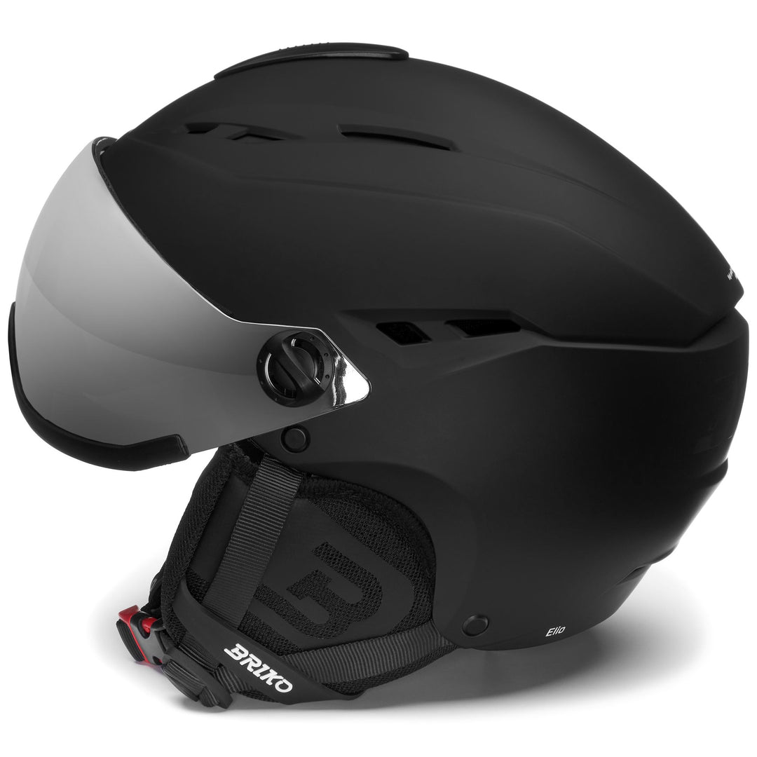 Unisex Black Ski Helmet with Ventilation and Antibacterial Treatment main