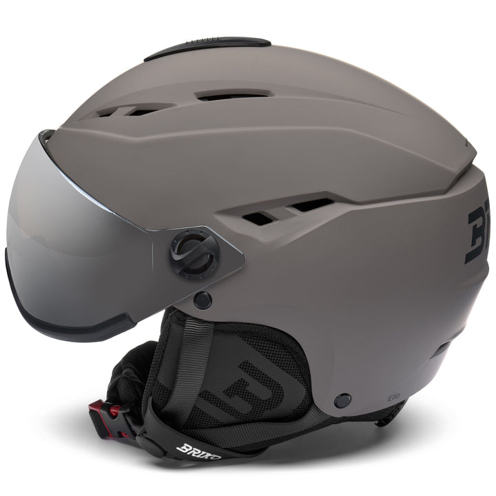 Unisex Grey and Black Ski Helmet with Ventilation and Antibacterial Treatment 2