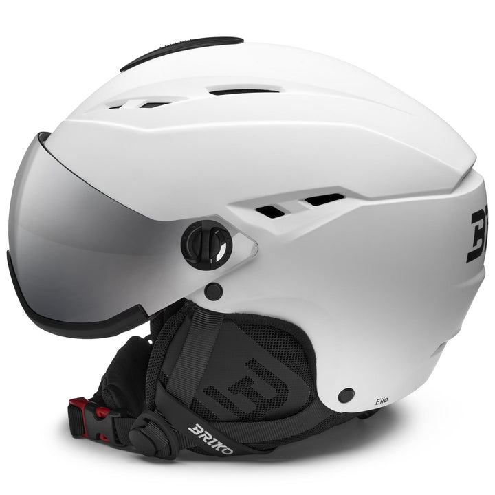 Unisex Grey and White Ski Helmet with Ventilation and Antibacterial Treatment 2