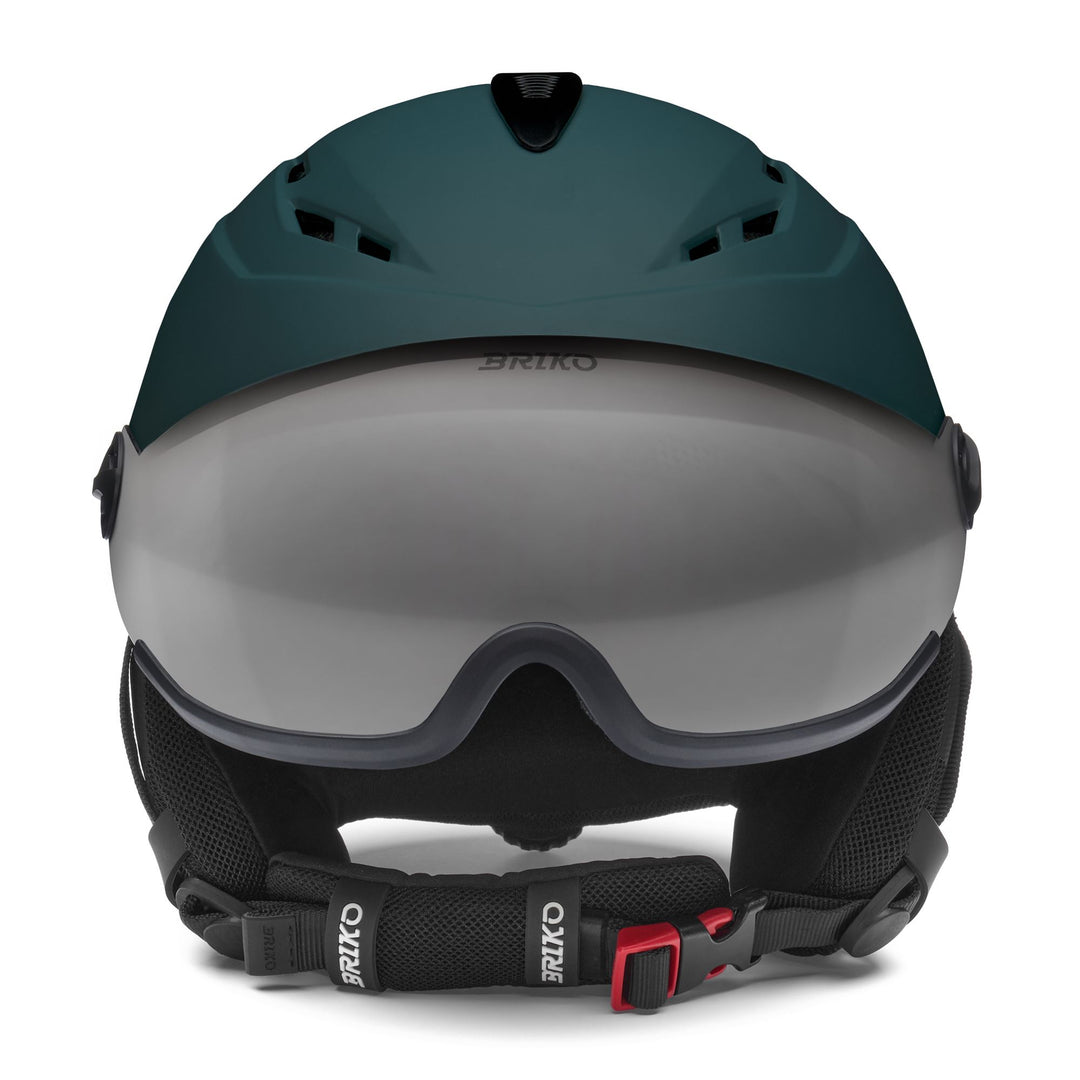 Unisex Petrol Green Ski Helmet with Ventilation and Antibacterial Treatment main
