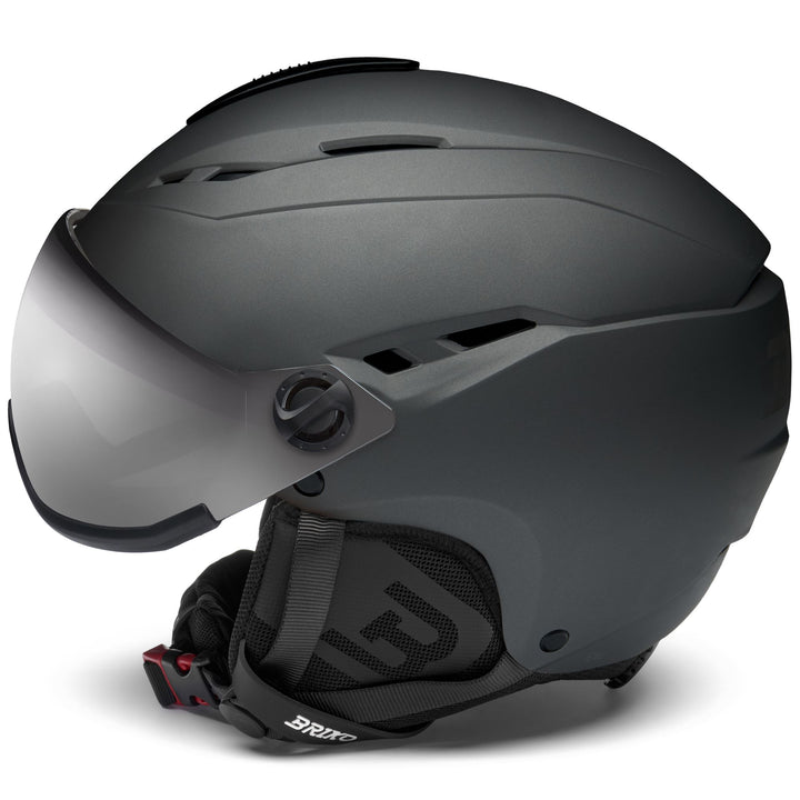 Unisex Grey Ski Helmet with Ventilation and Antibacterial Treatment 2