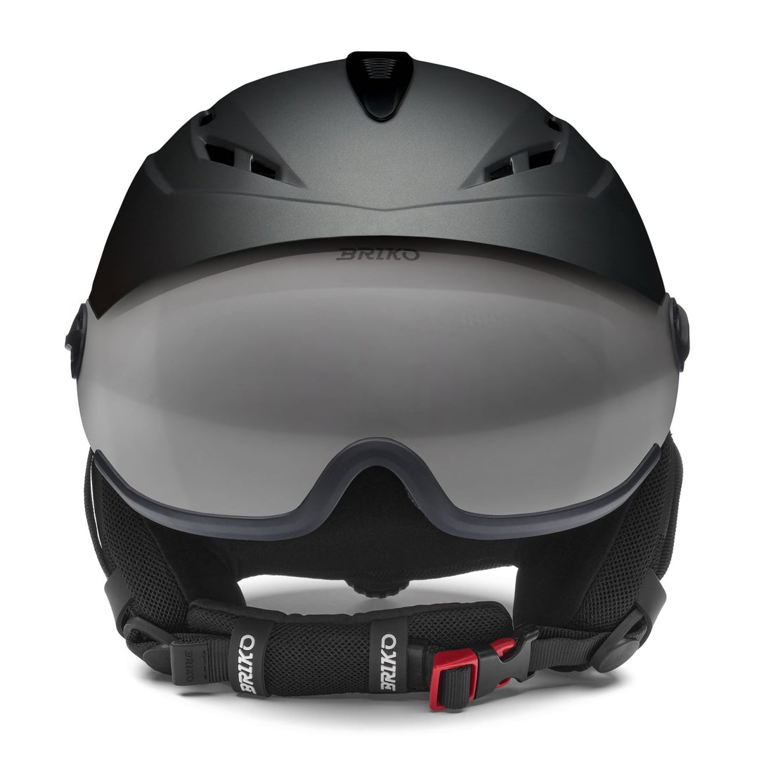 Unisex Gun Metal Ski Helmet with Ventilation and Antibacterial Treatment main