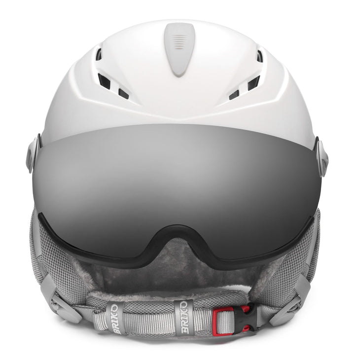 Casco da sci bianco da donna con ventilazione attiva e fodera antibatterica 3