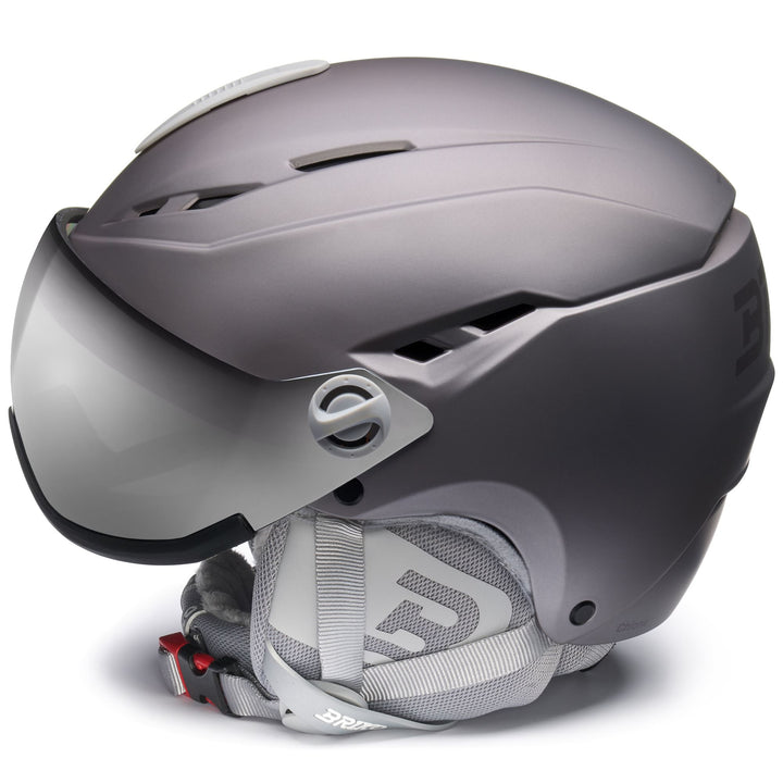 Women’s Grey Ski Helmet with Visor for Maximum Protection 2