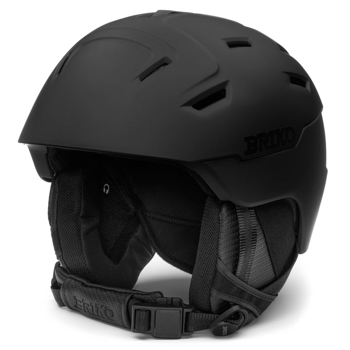 Casque de ski unisexe noir léger avec système de ventilation 3