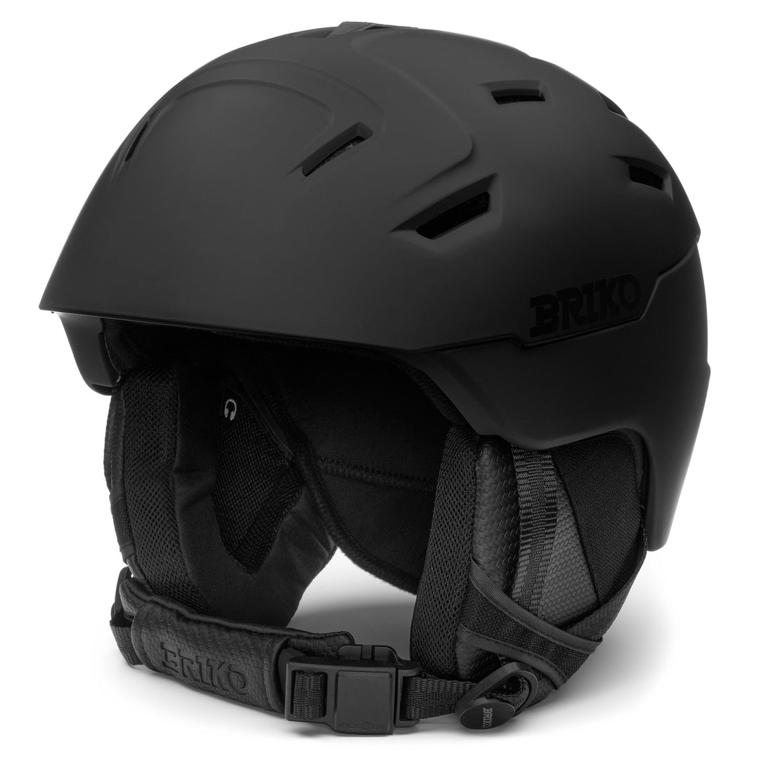 Unisex Black Lightweight Ski Helmet with Ventilation System 01