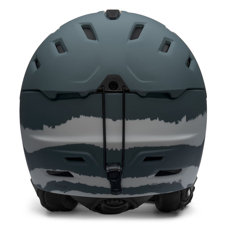 Casque de ski unisexe bleu et gris avec système de ventilation 4