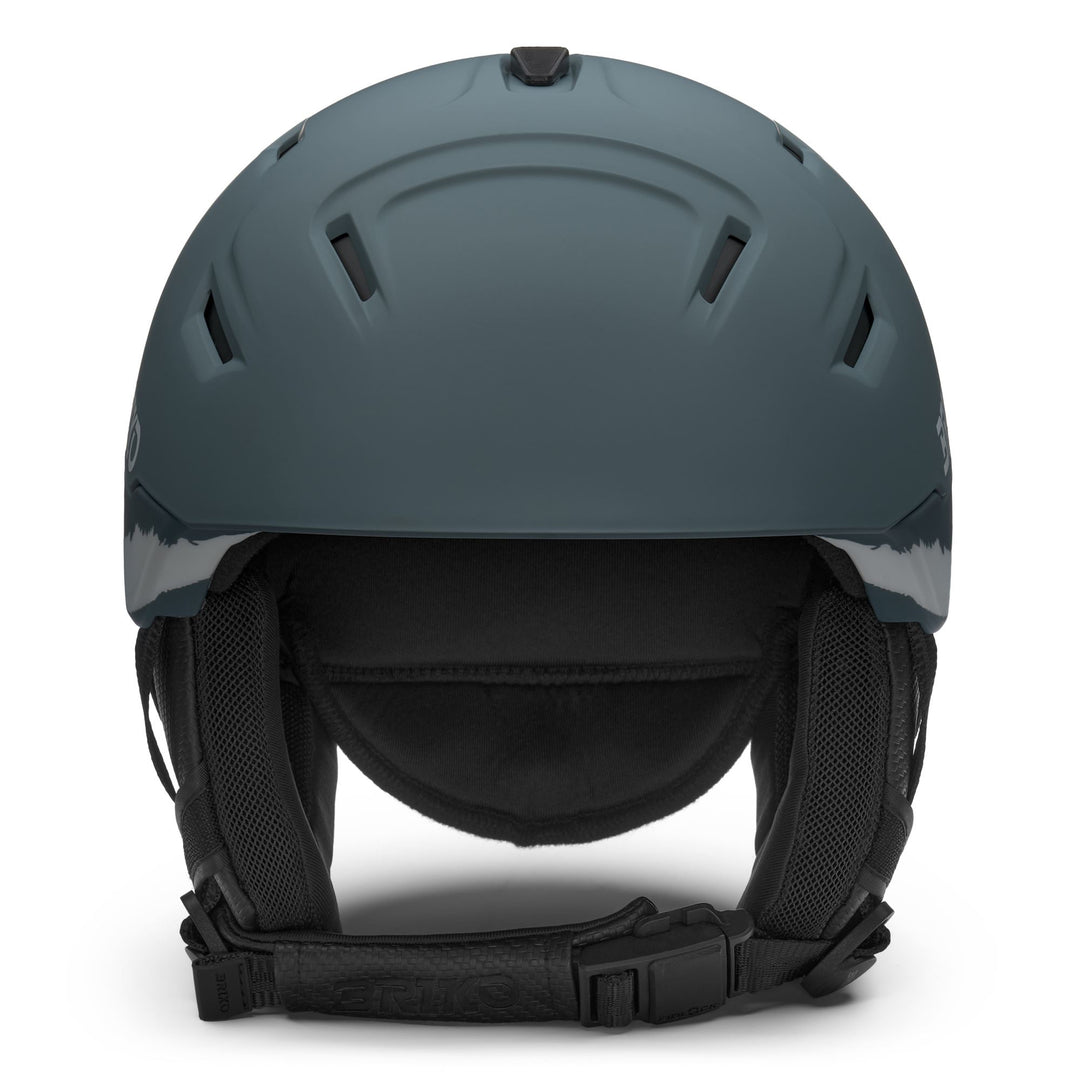 Unisex Blue and Gray Ski Helmet with Ventilation System main
