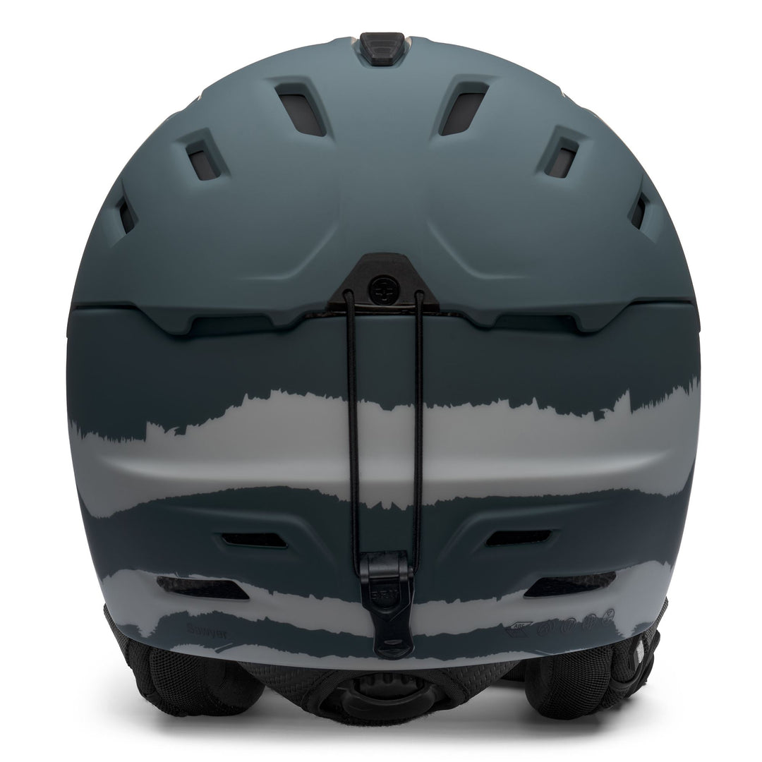 Unisex Blue and Gray Ski Helmet with Ventilation System main