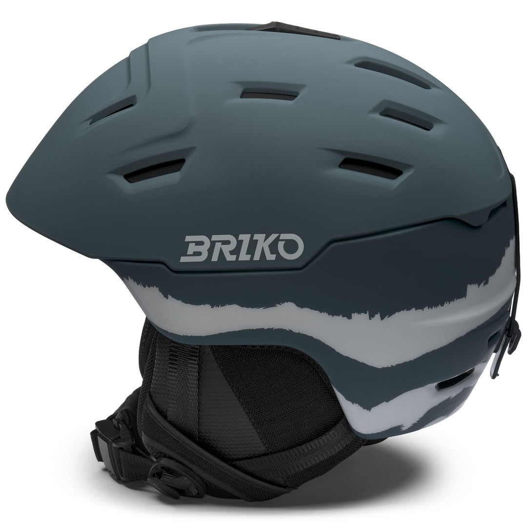 Unisex Blue and Gray Ski Helmet with Ventilation System main