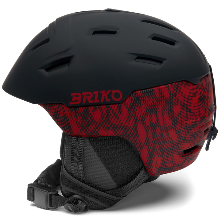 Unisex Black and Red Lightweight Ski Helmet with Ventilation System 2