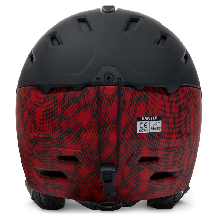 Unisex Black and Red Lightweight Ski Helmet with Ventilation System 4