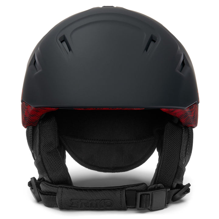 Unisex Black and Red Lightweight Ski Helmet with Ventilation System 3