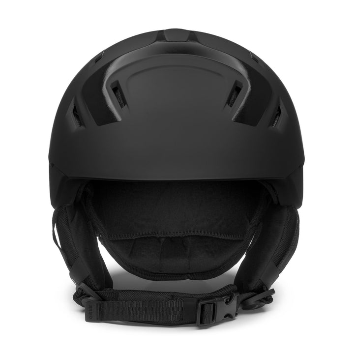 Casco da sci unisex nero con resistenza agli urti leggera 3