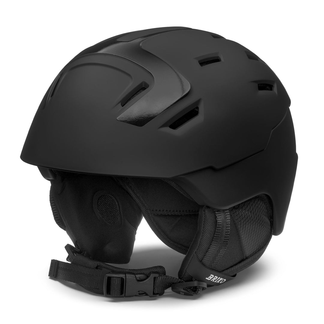 Casco da sci unisex nero con resistenza agli urti leggera 01