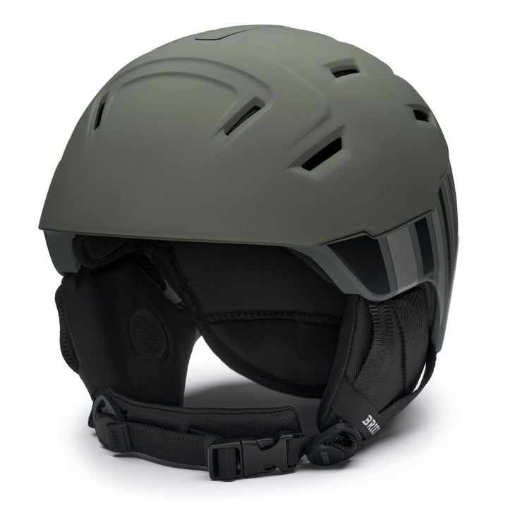 Casco da sci unisex grigio e nero con sistema di ventilazione 1