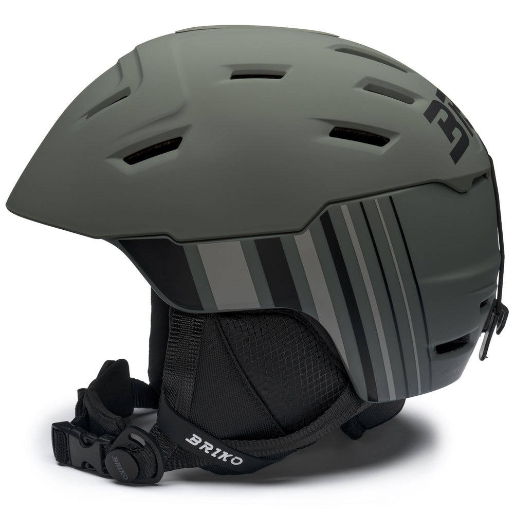 Casco da sci unisex grigio e nero con sistema di ventilazione 02