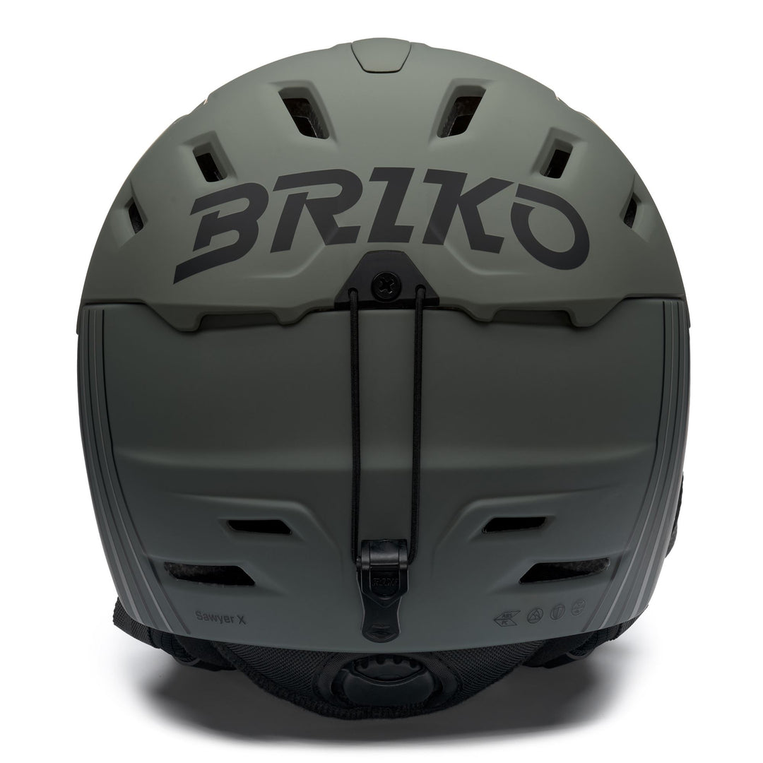 Casco da sci unisex grigio e nero con sistema di ventilazione main