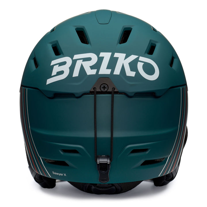 SAWYER X - Helmets - Helmet - Unisex - Matt Petrol Green-Iron Gray-Light Brown 4
