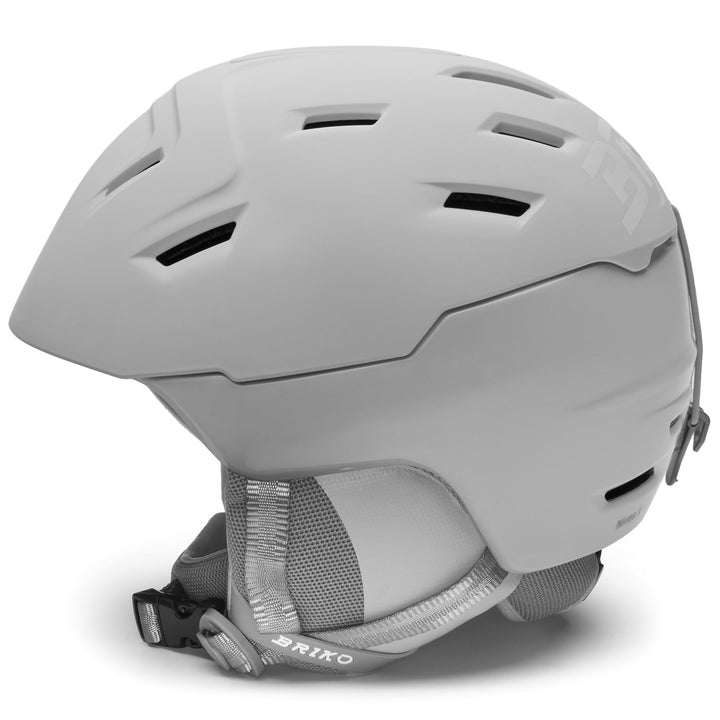 White Women's Ski Helmet with Ventilation System 2
