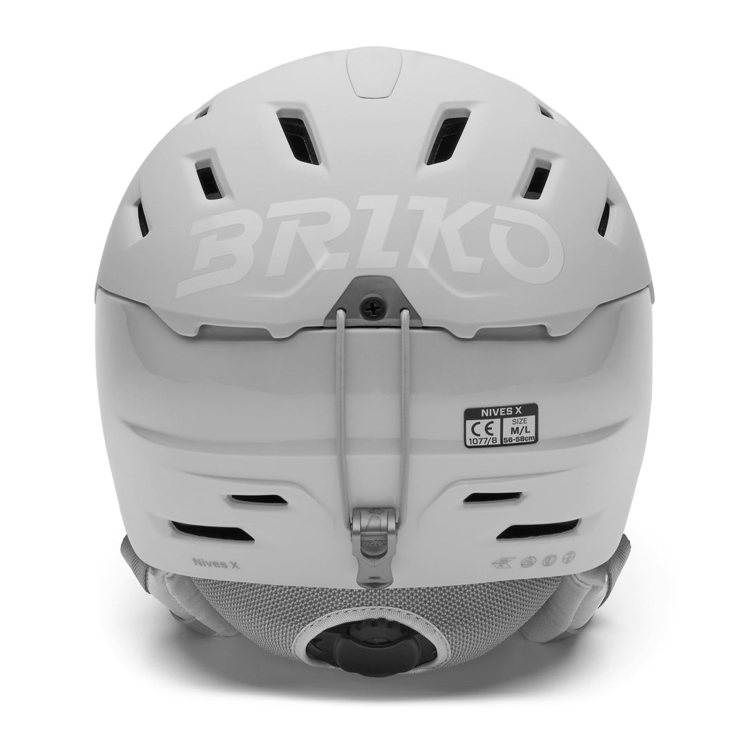 White Women's Ski Helmet with Ventilation System main