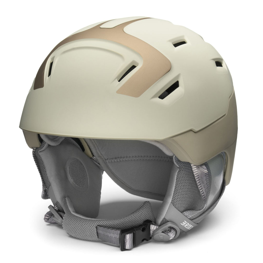 Beige Hybrid Ski Helmet for Women with Ventilation and 3D Adjustment 01