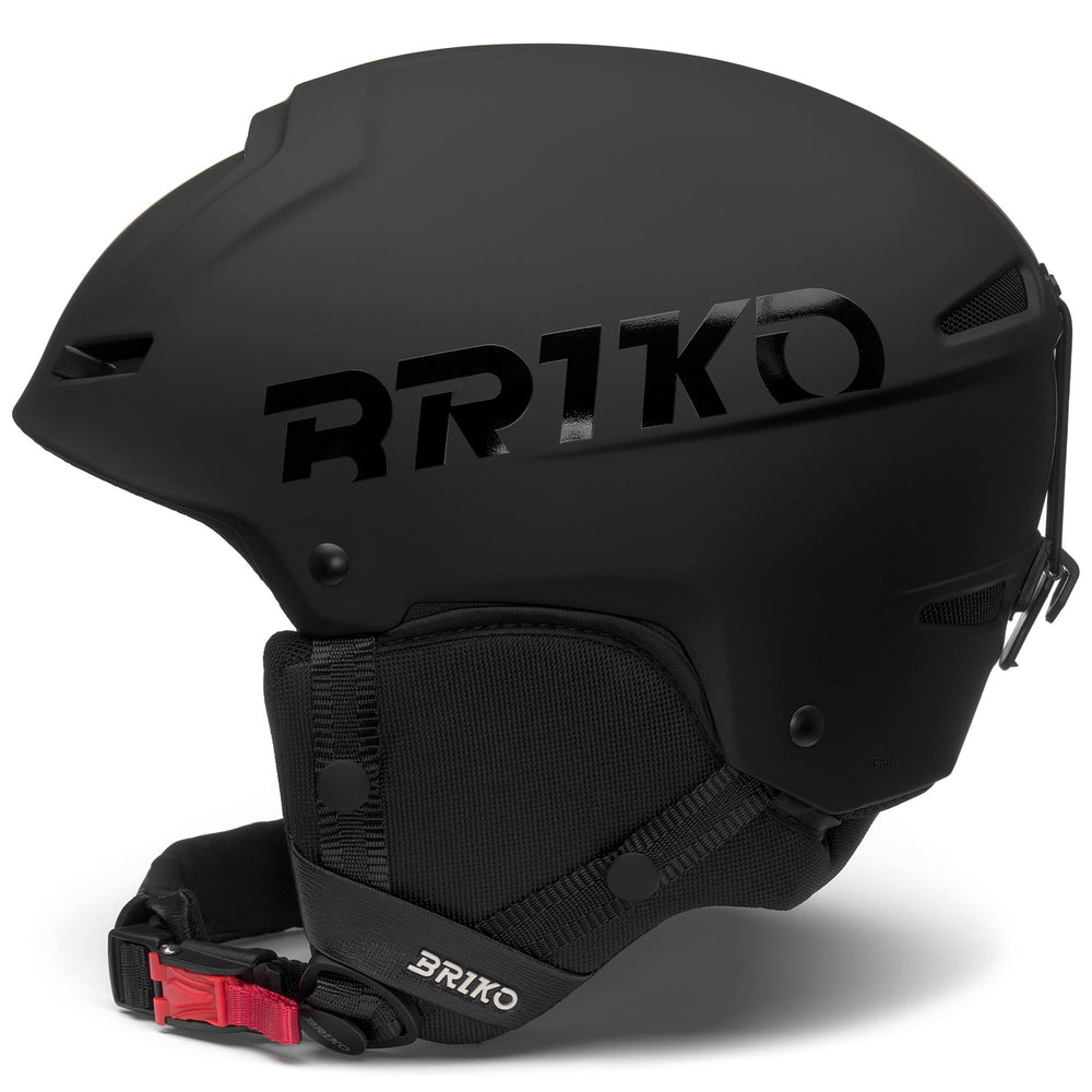 Casque de ski unisexe noir avec ventilation et rembourrage amovible 02