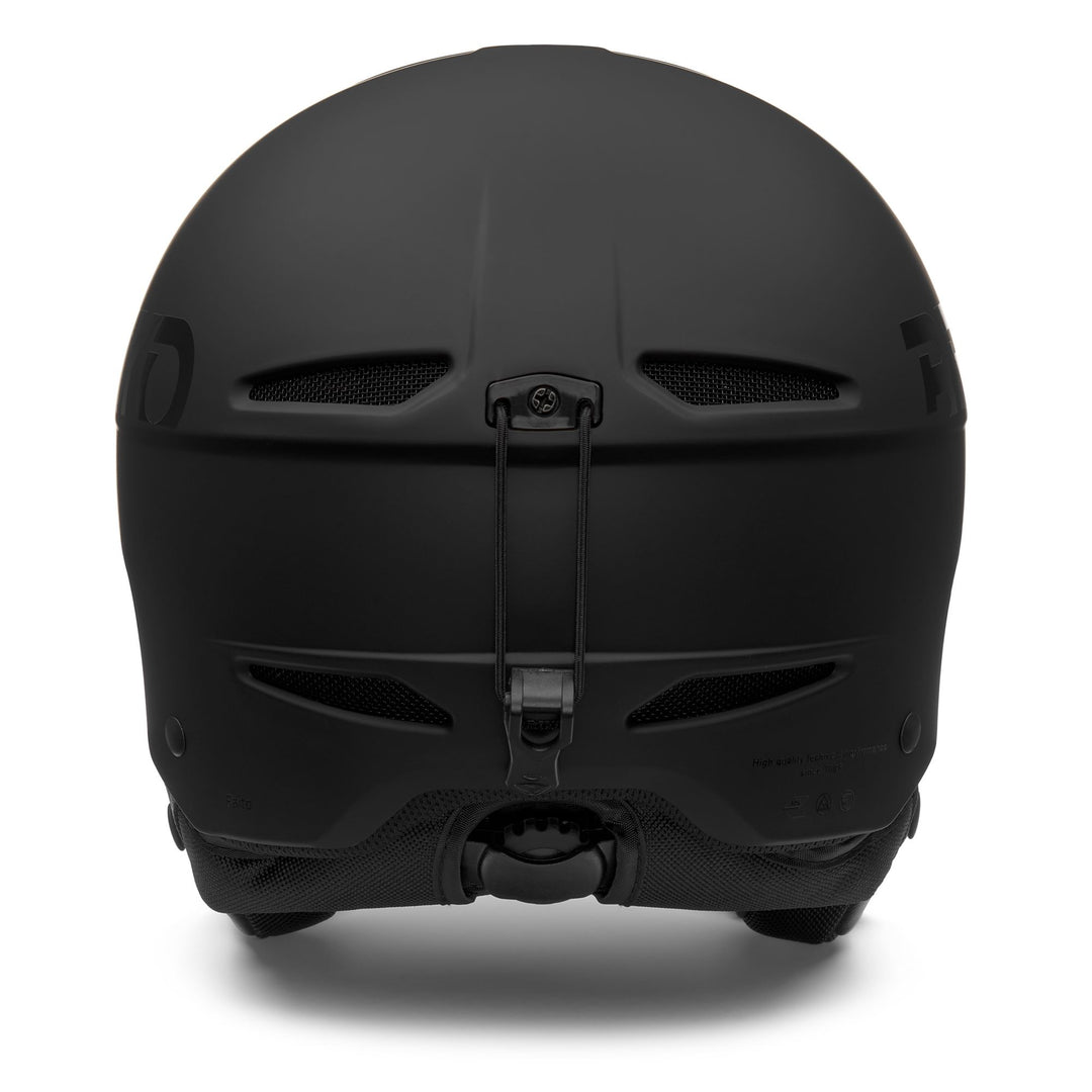 Casco da sci unisex nero con ventilazione e imbottitura rimovibile main
