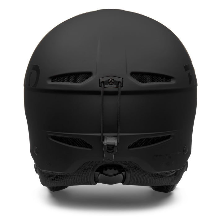 Casco da sci unisex nero con ventilazione e imbottitura rimovibile 4