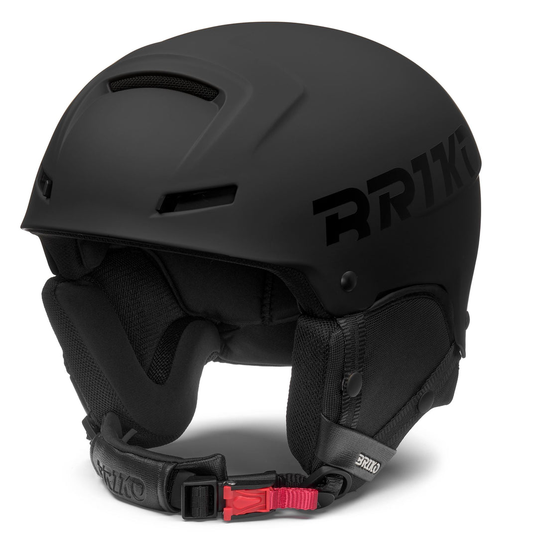 Casque de ski unisexe noir avec ventilation et rembourrage amovible 01