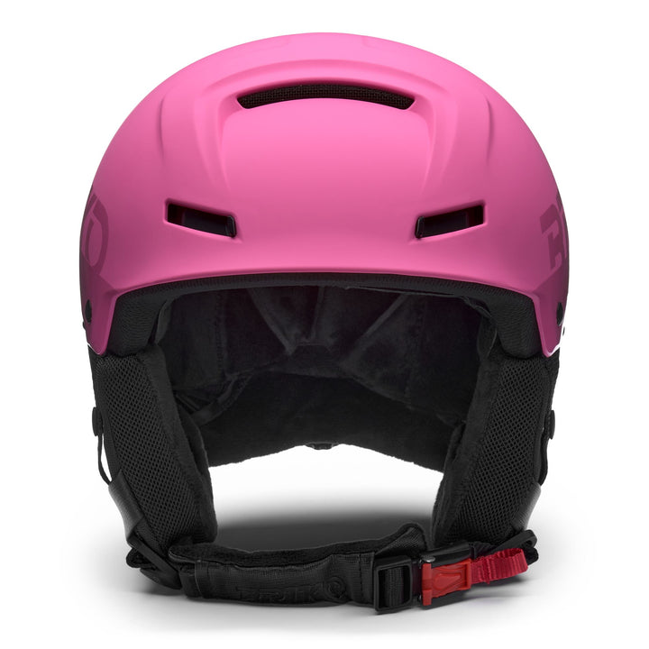 Woman Red Ski Helmet with Excellent Thermal Regulation 3