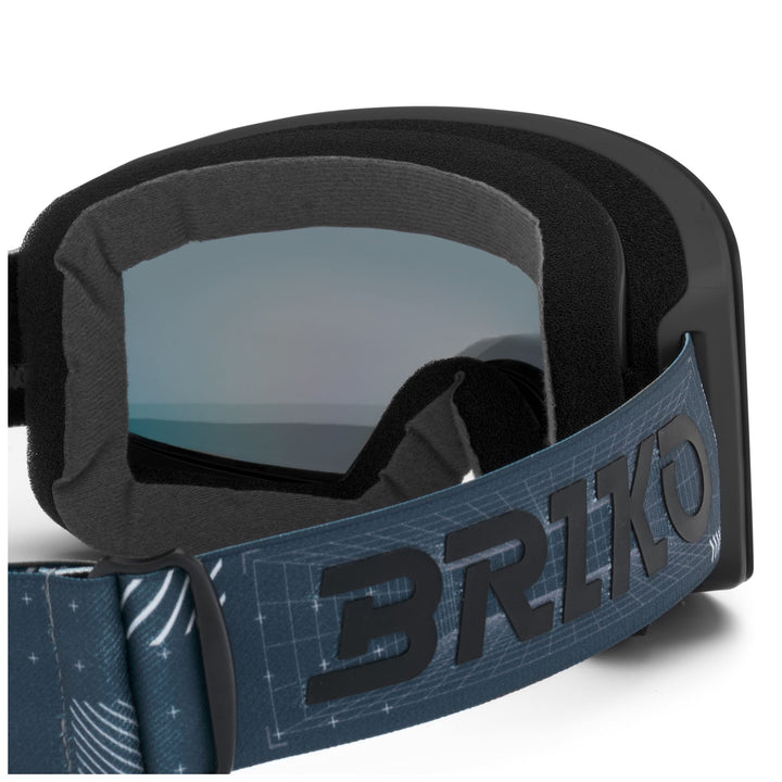 Unisex Blue and Grey Ski Goggles with Magnetic Lens System 4