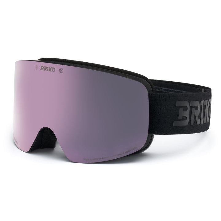 Masque de ski unisexe noir avec système de changement d'écran magnétique 3