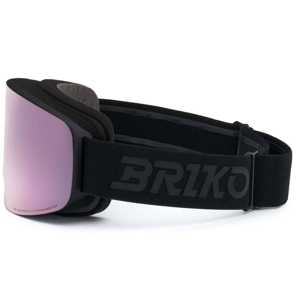 Occhiali da sci unisex neri con sistema di cambio lenti magnetico 02