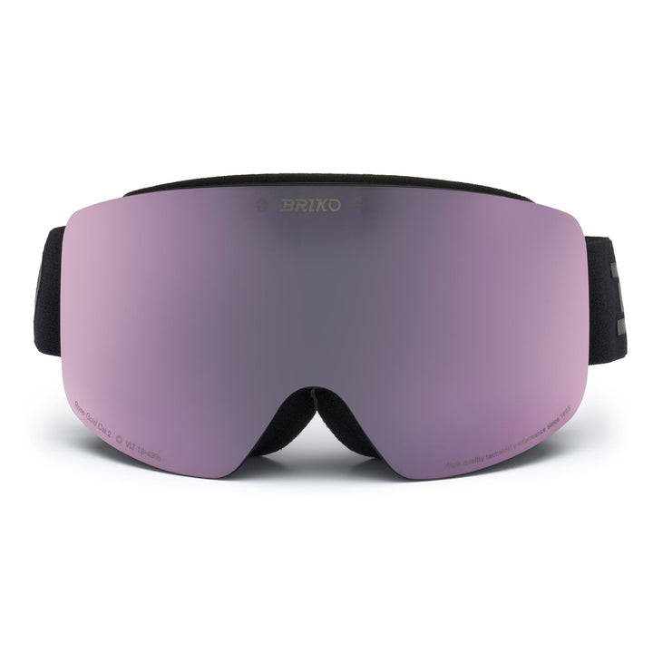 Masque de ski unisexe noir avec système de changement d'écran magnétique 1