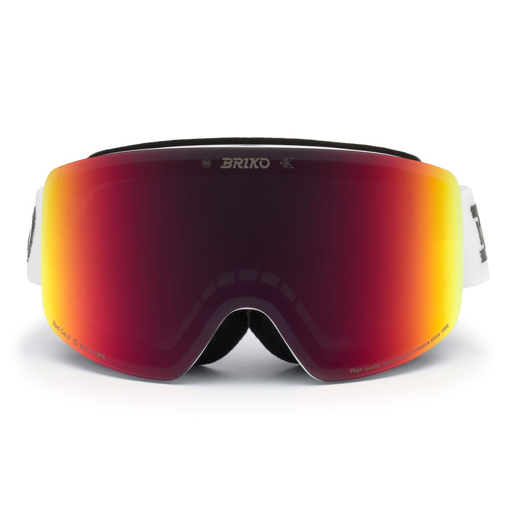 Unisex White Ski Goggles with Magnetic Lens Change System 1