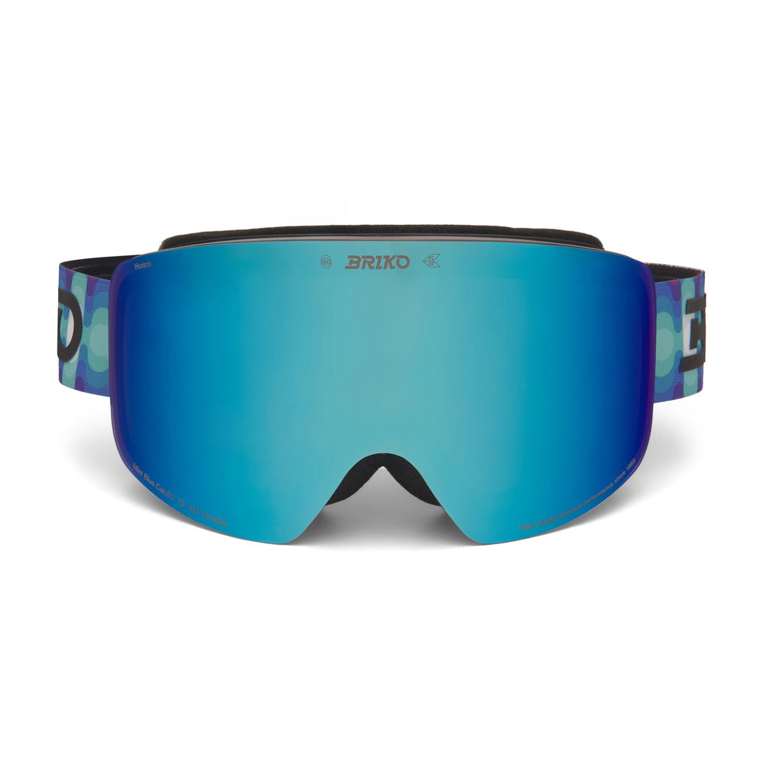 Unisex Black and Turquoise Ski Goggles with Magnetic Lens Change System 01