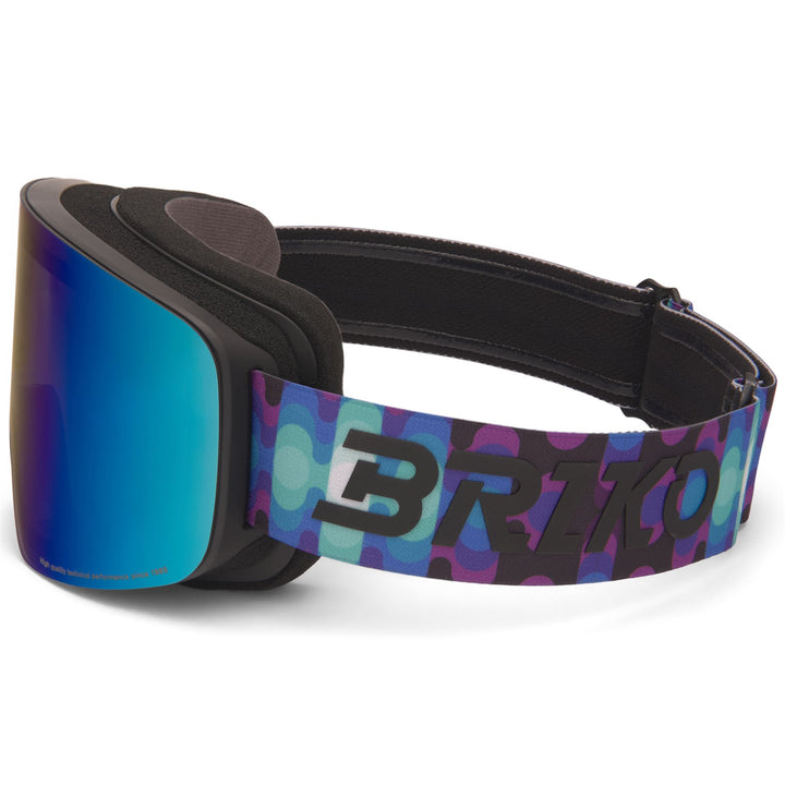Unisex Black and Turquoise Ski Goggles with Magnetic Lens Change System 2