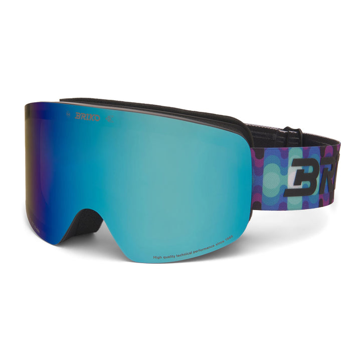 Unisex Black and Turquoise Ski Goggles with Magnetic Lens Change System 3