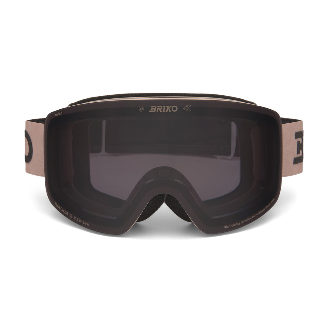 Unisex Beige Ski Goggles with Magnetic Lens Change System 01