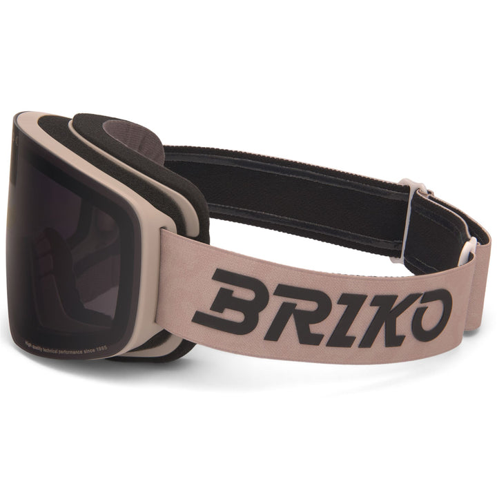 Unisex Beige Ski Goggles with Magnetic Lens Change System 2