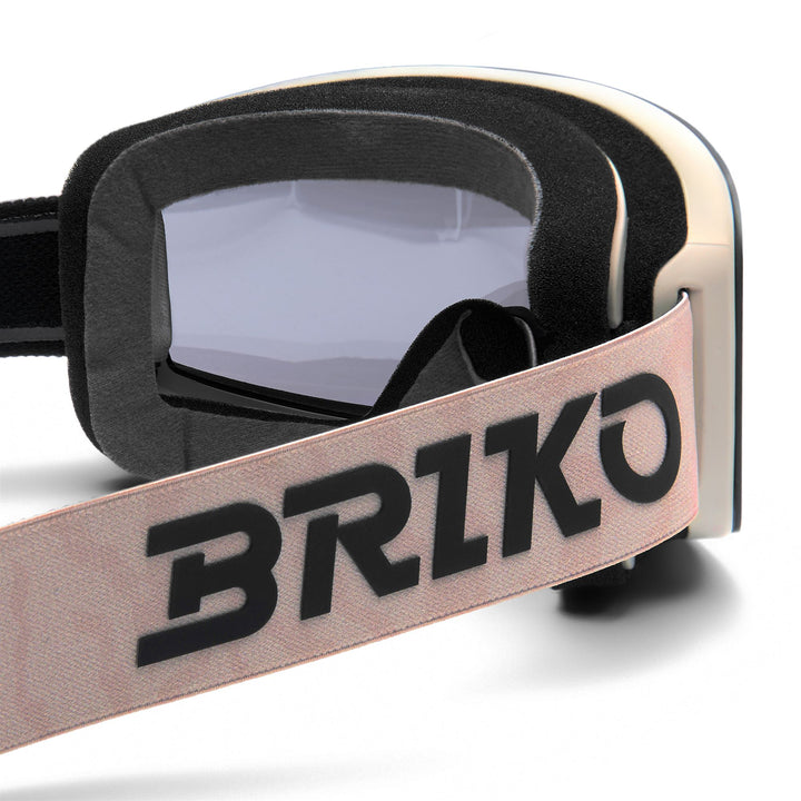 Unisex Beige Ski Goggles with Magnetic Lens Change System 4