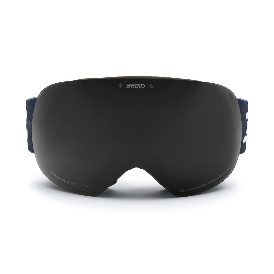 Maschera da sci unisex blu con protezione antiappannamento e UV 01